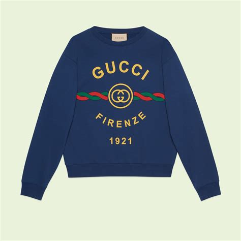 GUCCI: Felpa in cotone 